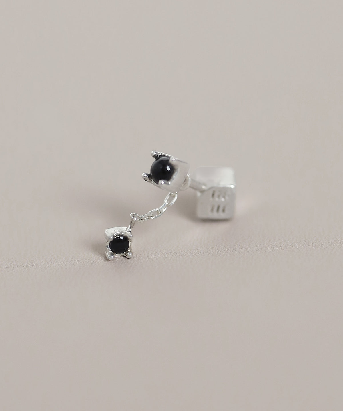 Gemstone 2-Way Screw Back Earrings [925 Silver]