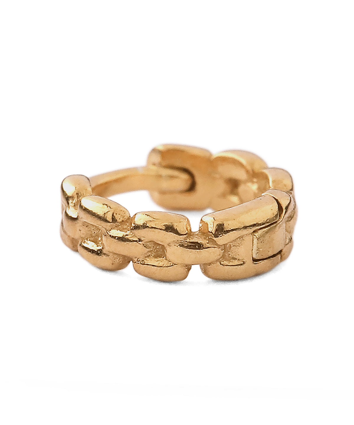 Chain Hoop Earrings [925 Silver]