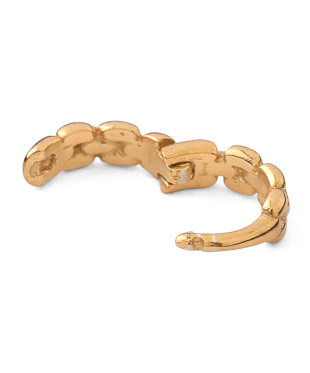 Chain Hoop Earrings [925 Silver]