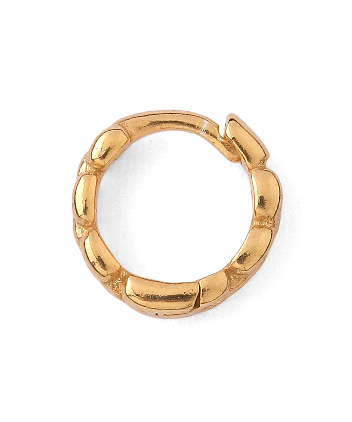 Chain Hoop Earrings [925 Silver]