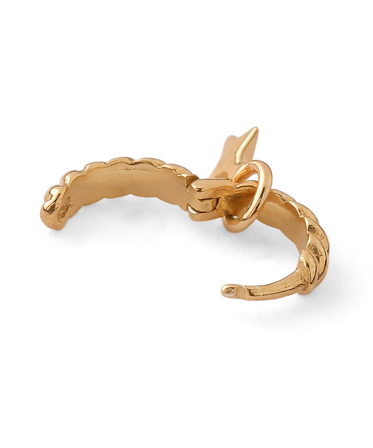 Star 2-Way Hoop Earrings [925 Silver]