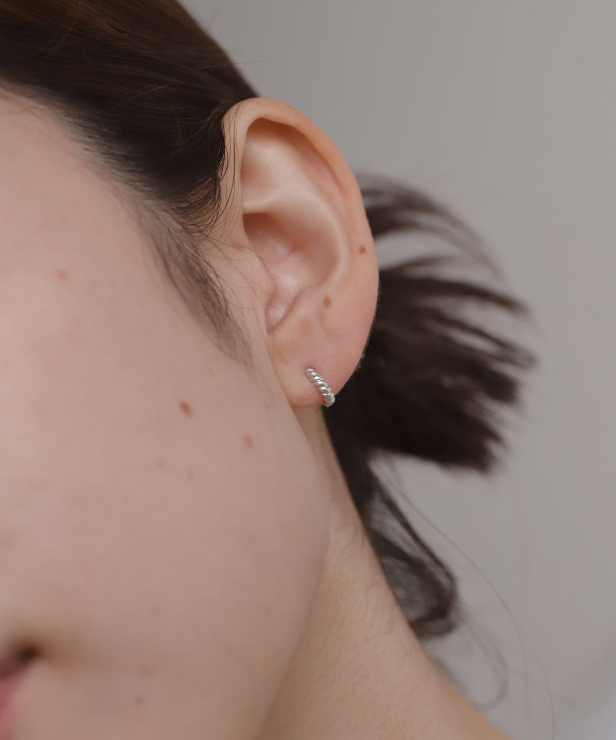 Star 2-Way Hoop Earrings [925 Silver]