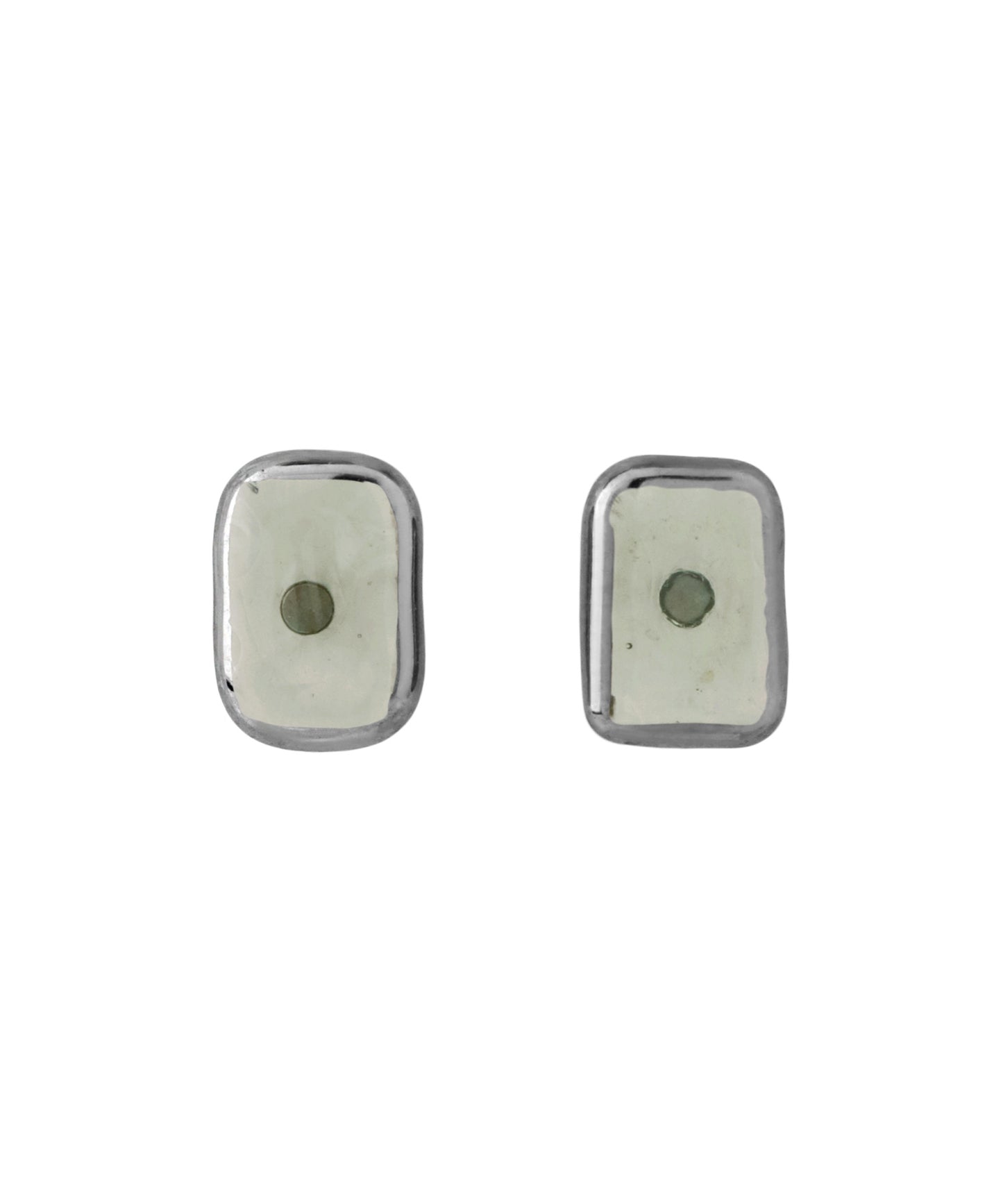 Glass Square Earrings