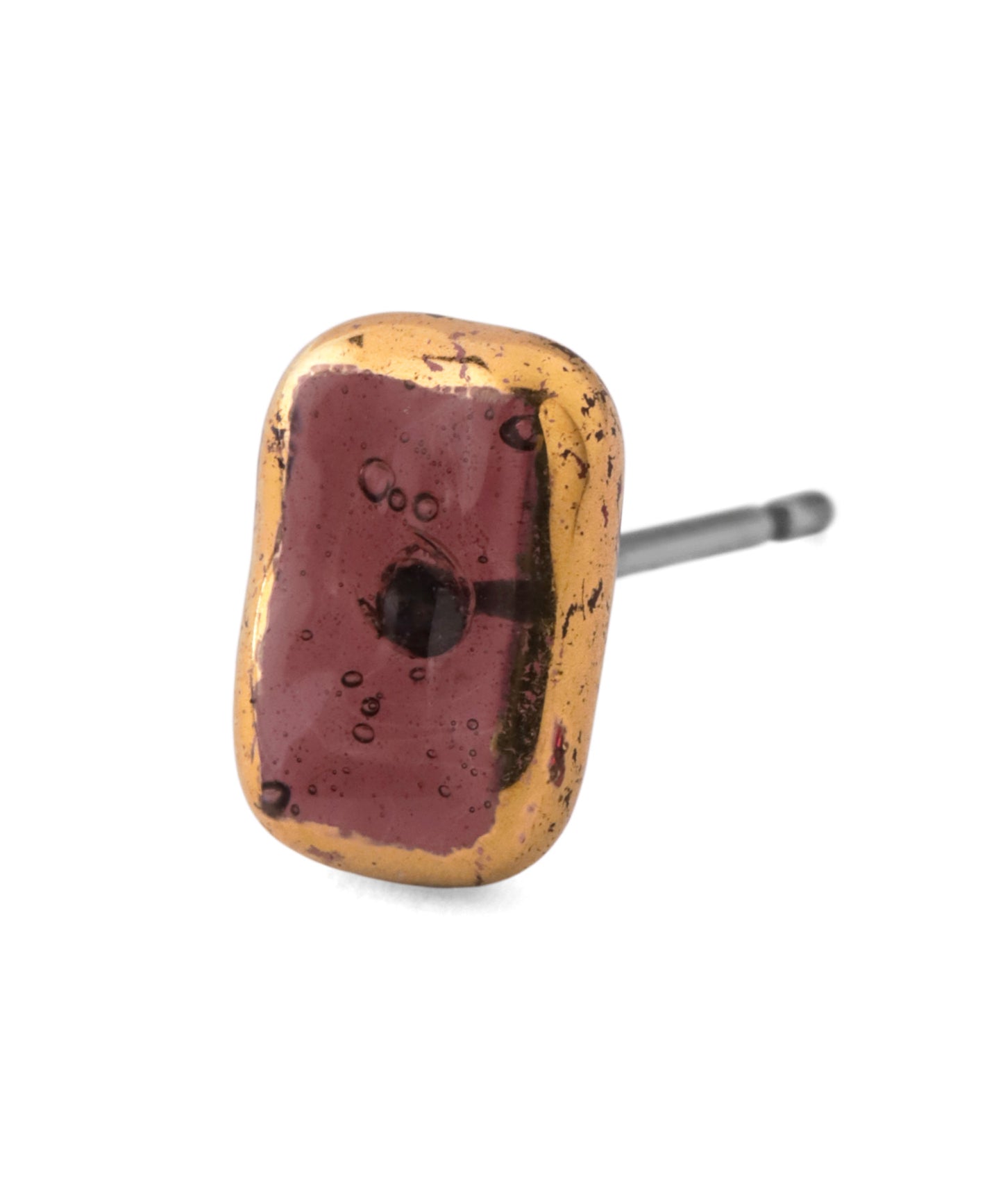 Glass Square Earrings