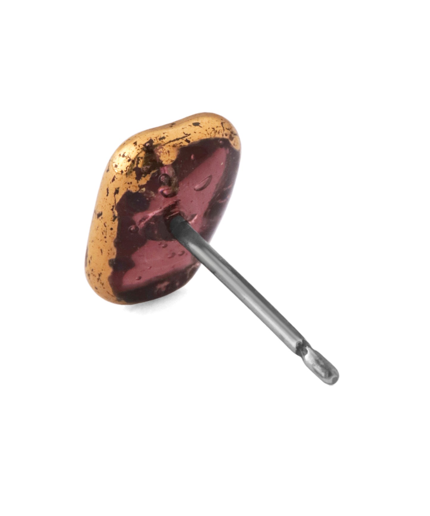 Glass Square Earrings