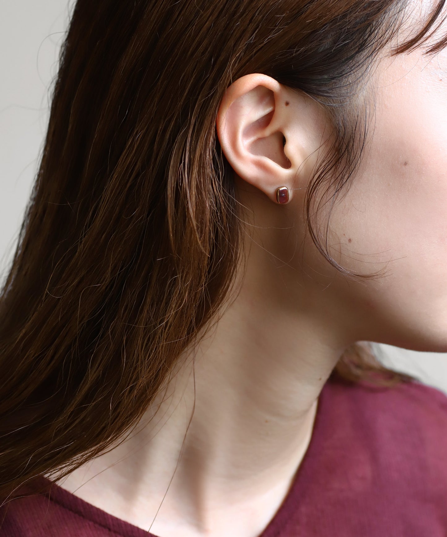 Glass Square Earrings