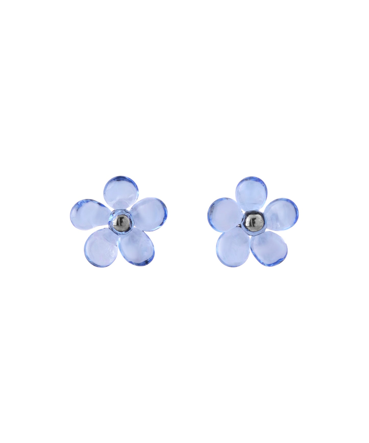 Glass Flower Earrings