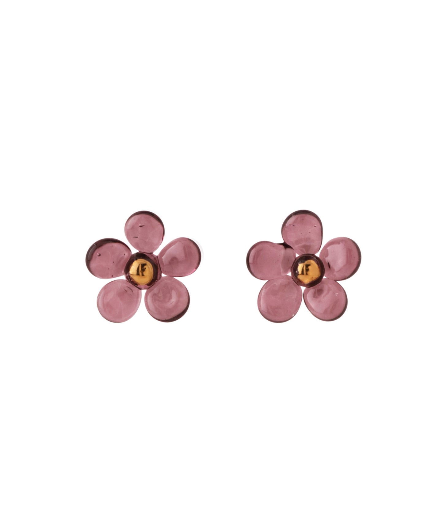 Glass Flower Earrings