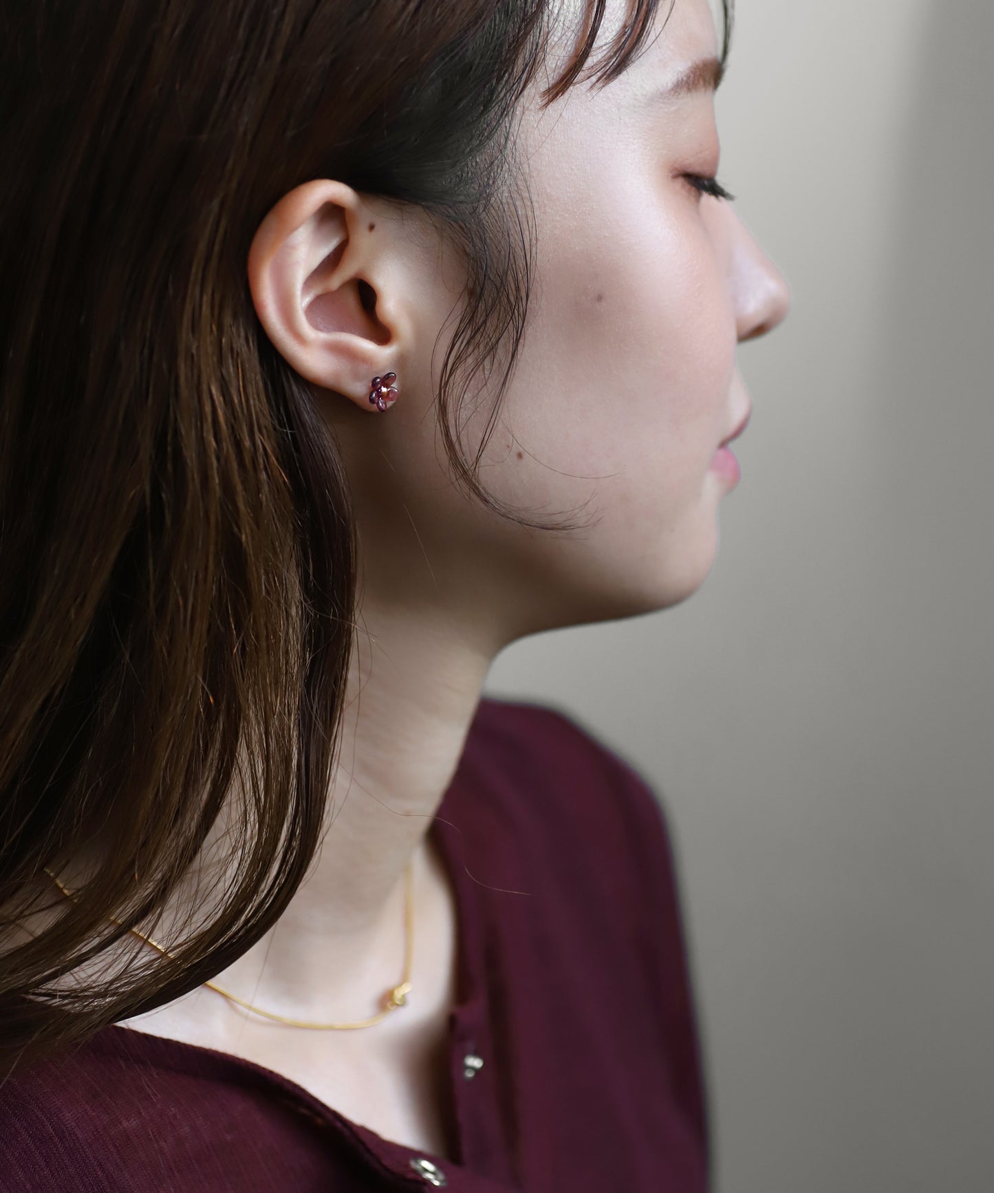 Glass Flower Earrings