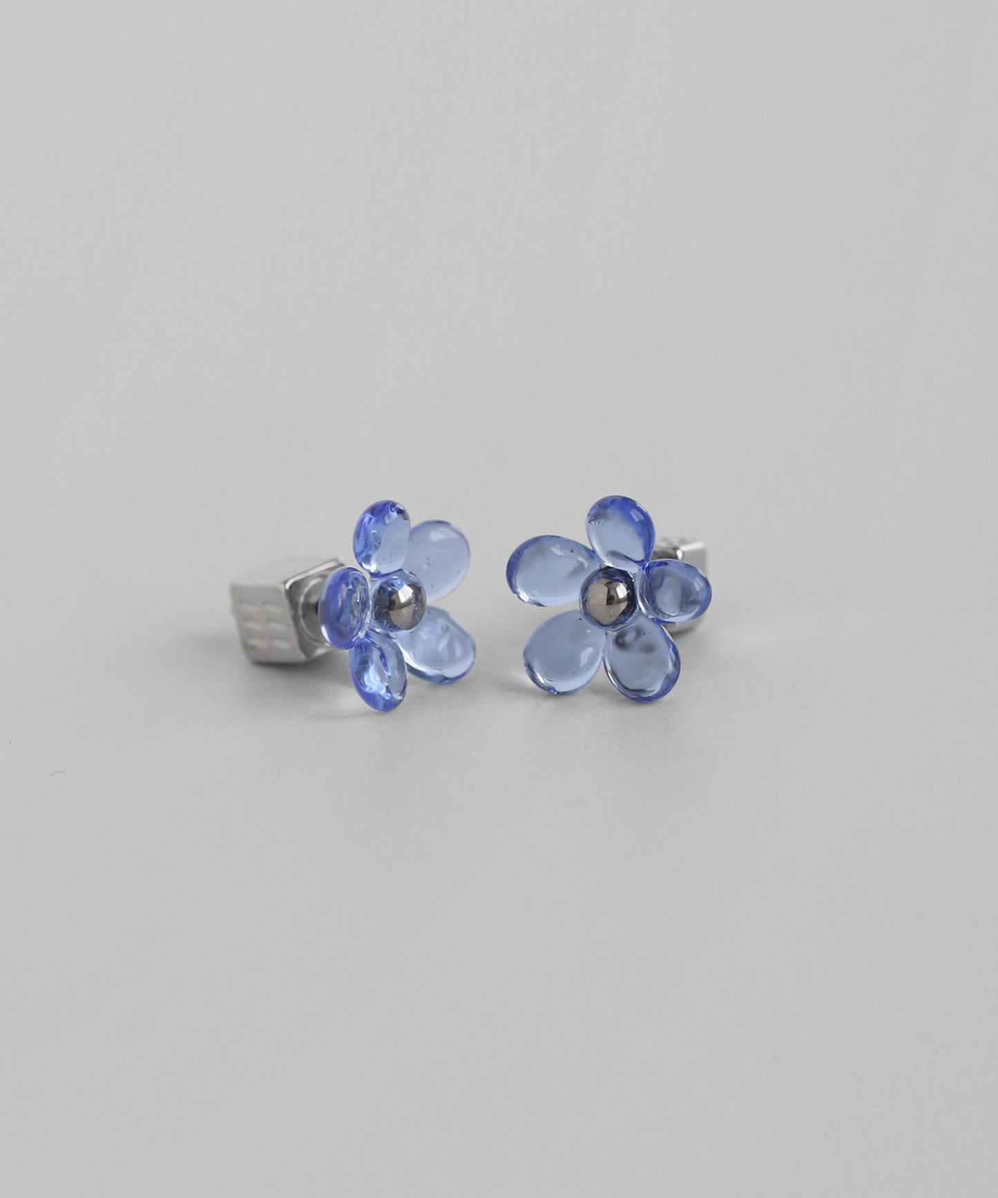 Glass Flower Earrings