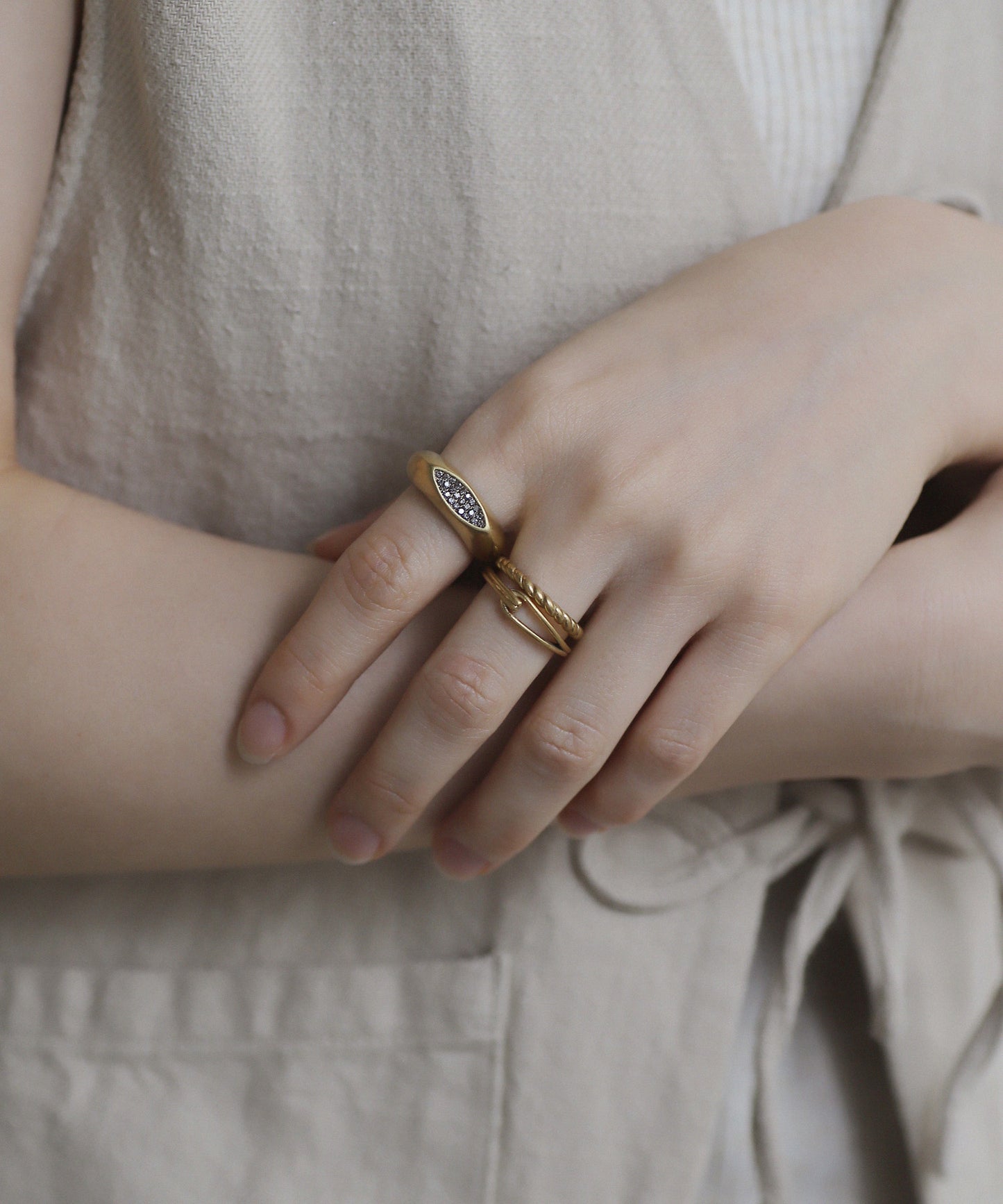 Metal Knot Ring [Stainless Steel]