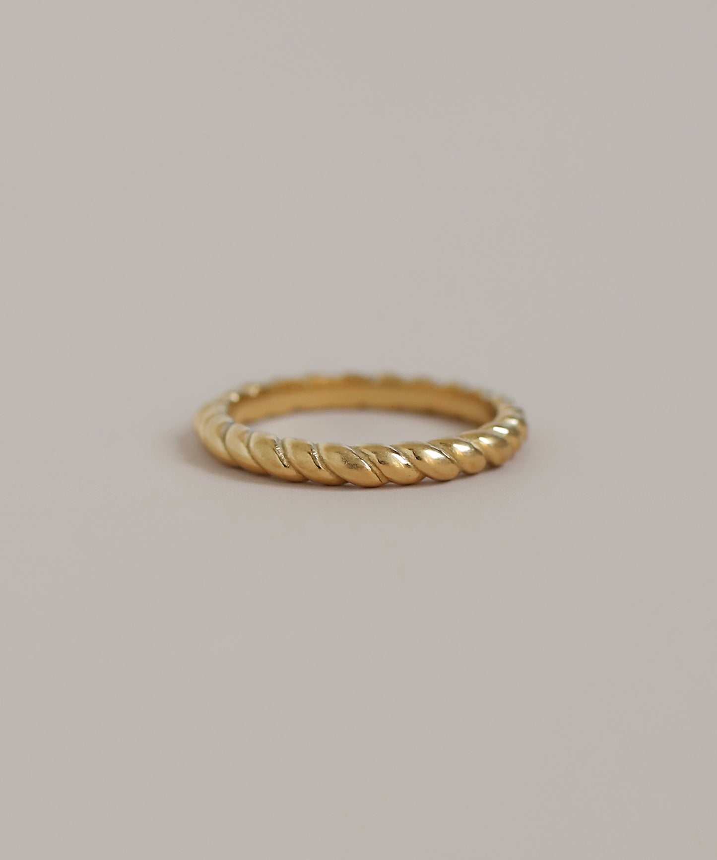 Twisted Line Ring [Stainless Steel]