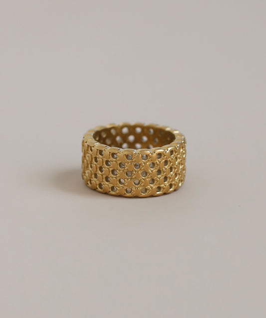 Wide Chain Ring [Stainless Steel]