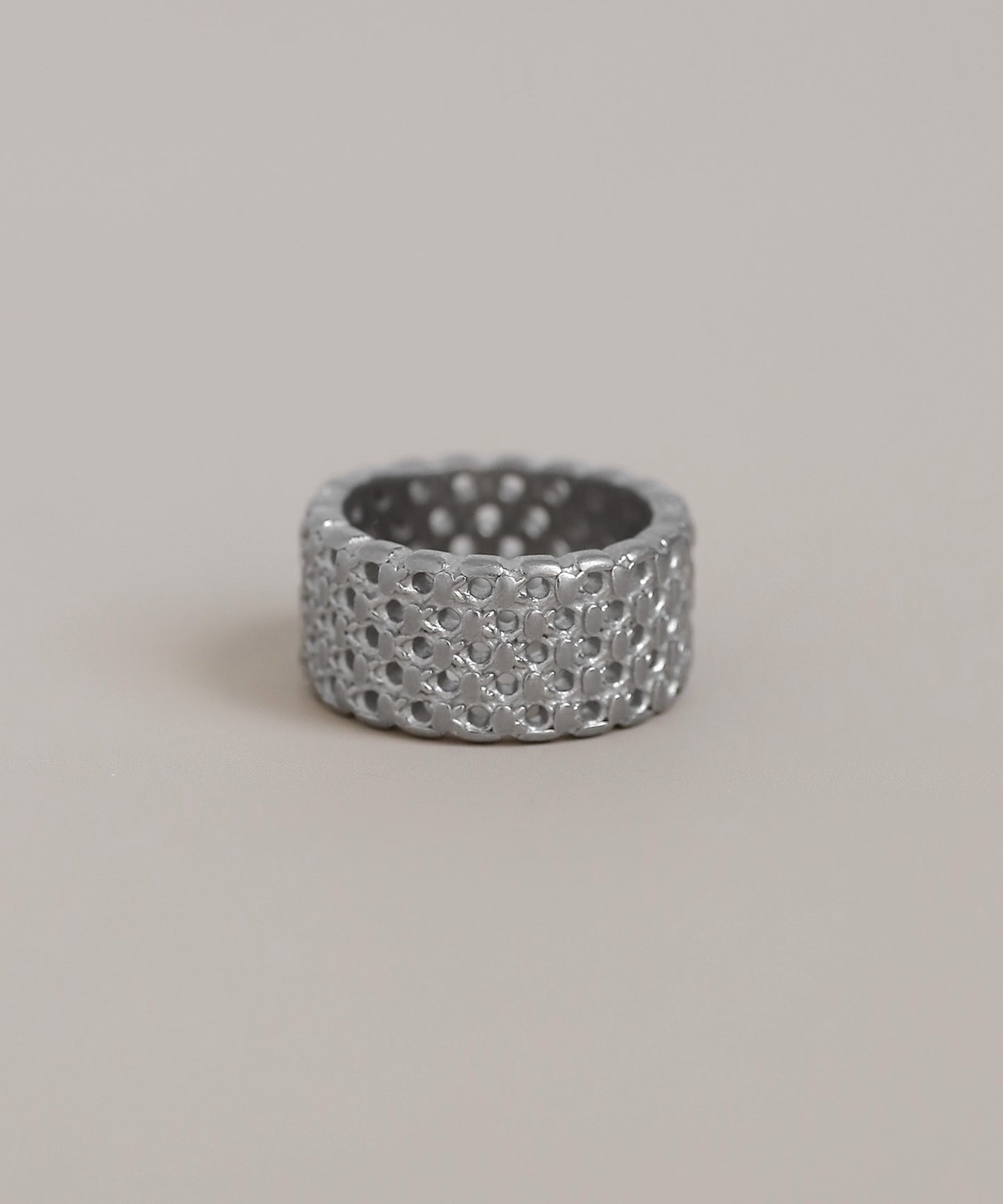 Wide Chain Ring [Stainless Steel]