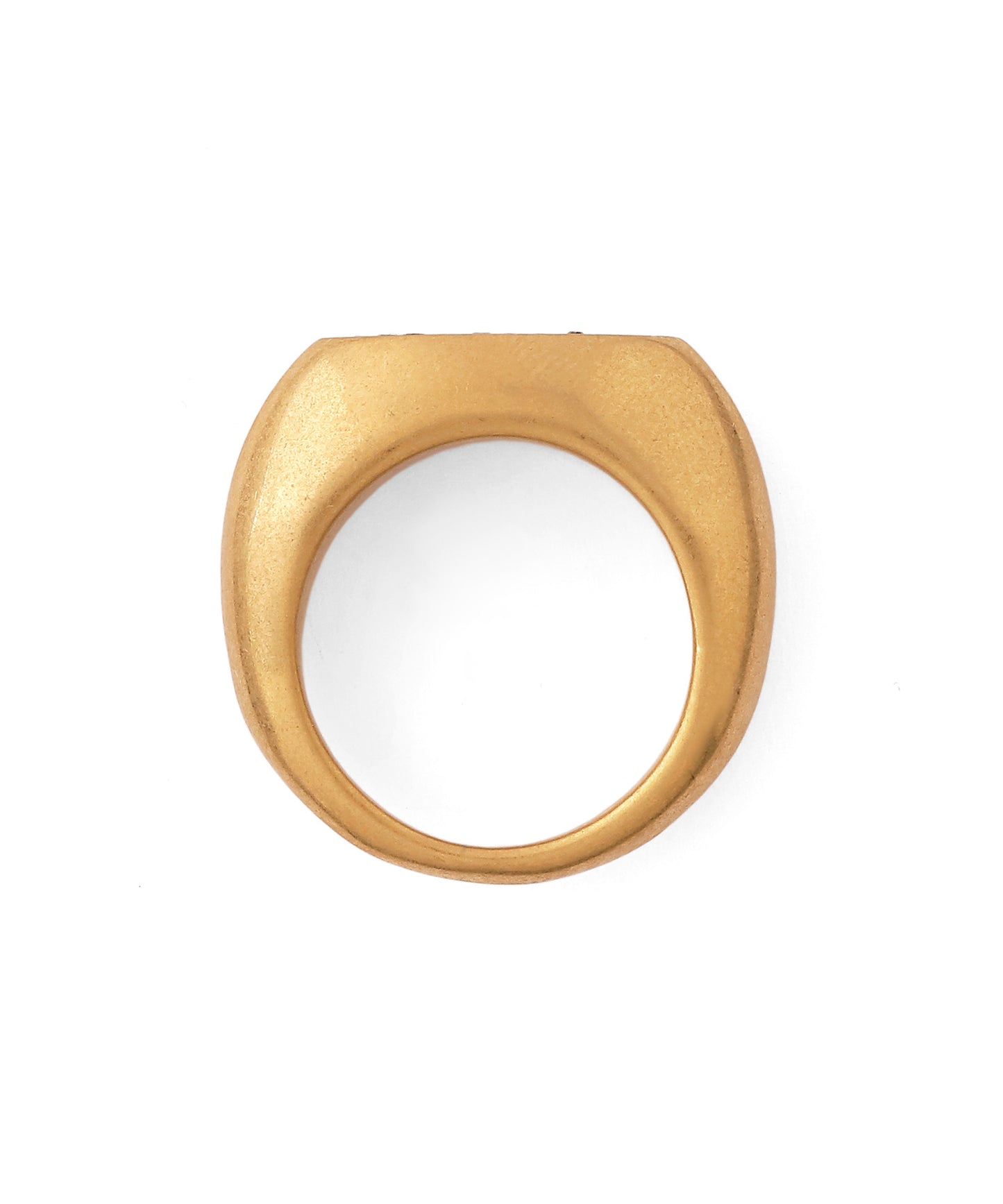 Chunky Gemstone Ring [Stainless Steel]