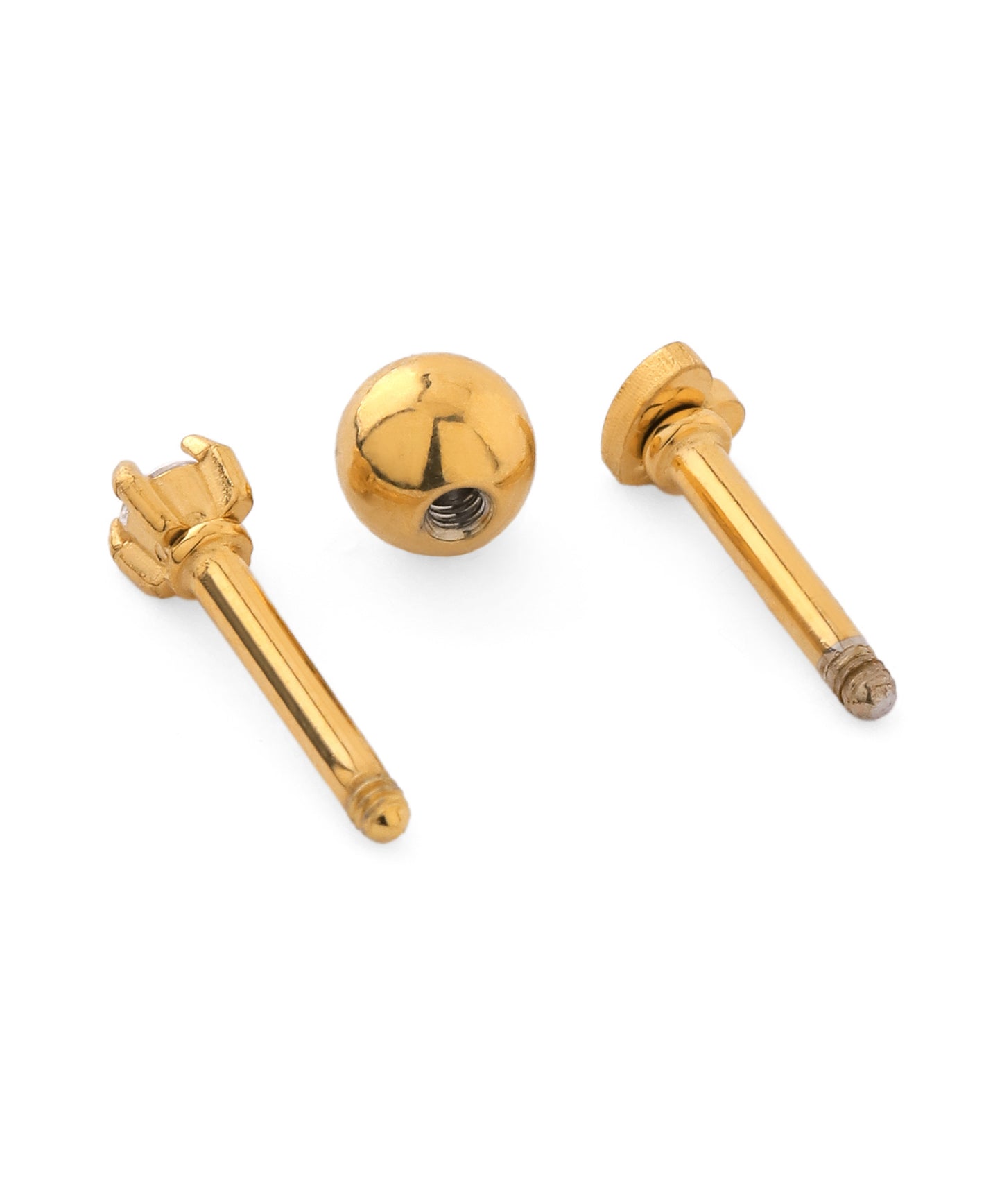 Heart & Bijou Cartilage Earrings [Stainless Steel]