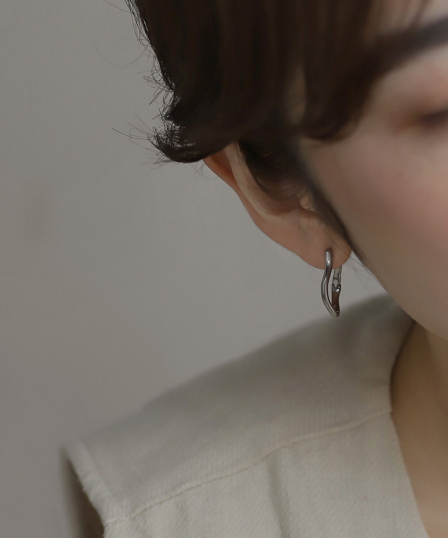 Nuance Hoop Earrings [Stainless Steel]