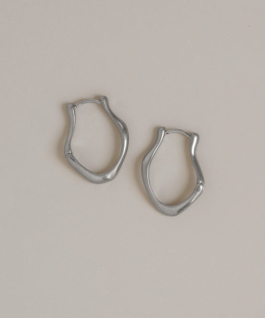 Nuance Hoop Earrings [Stainless Steel]