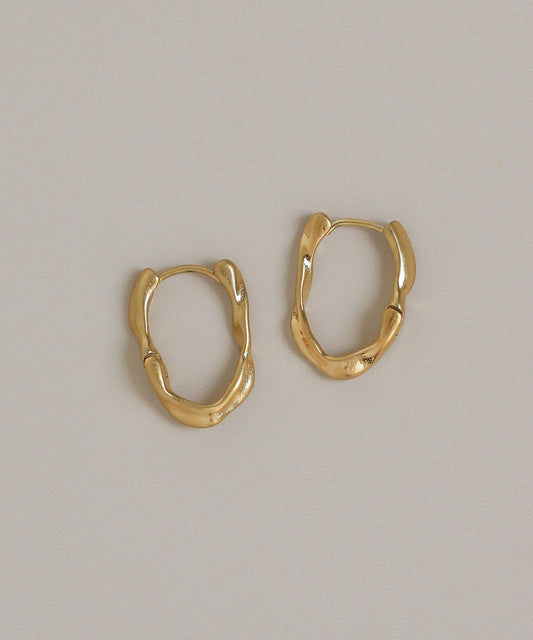 Nuance Hoop Earrings [Stainless Steel]