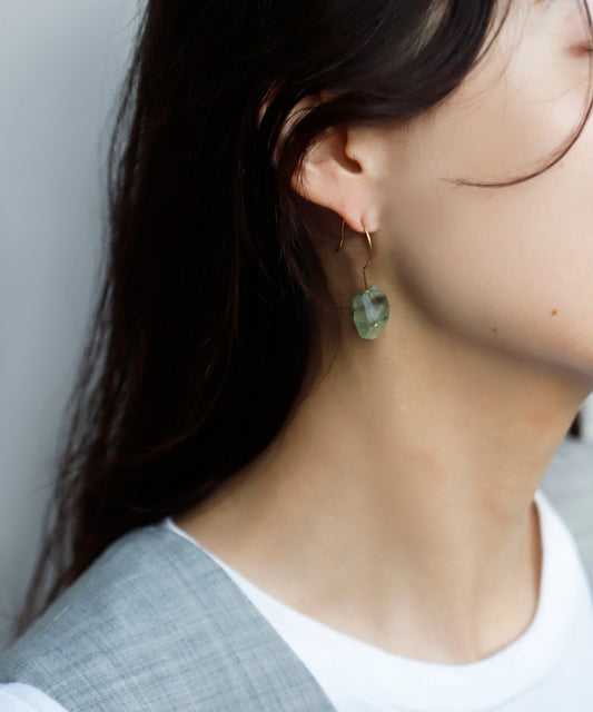Natural Stone Hook Earrings