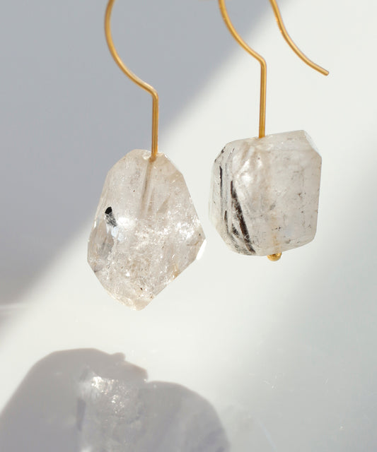 Natural Stone Hook Earrings