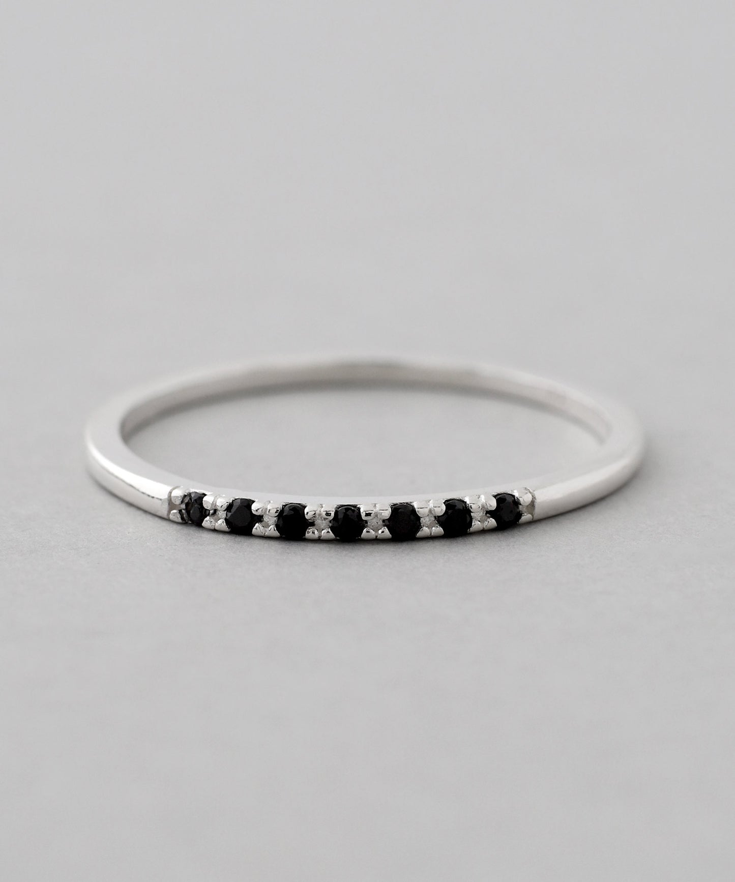 Black Bijou Ring[925 Silver]