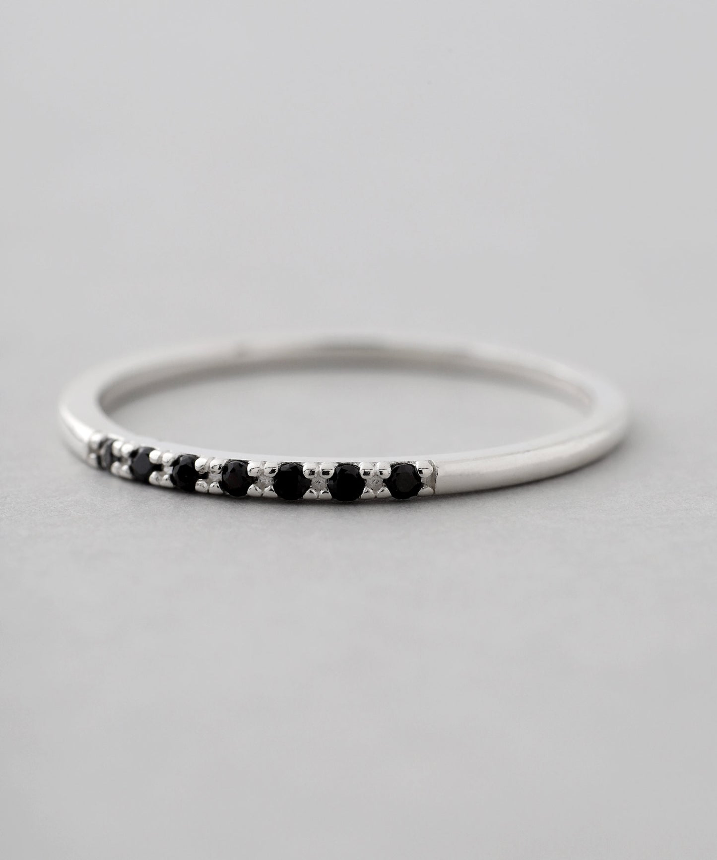 Black Bijou Ring[925 Silver]