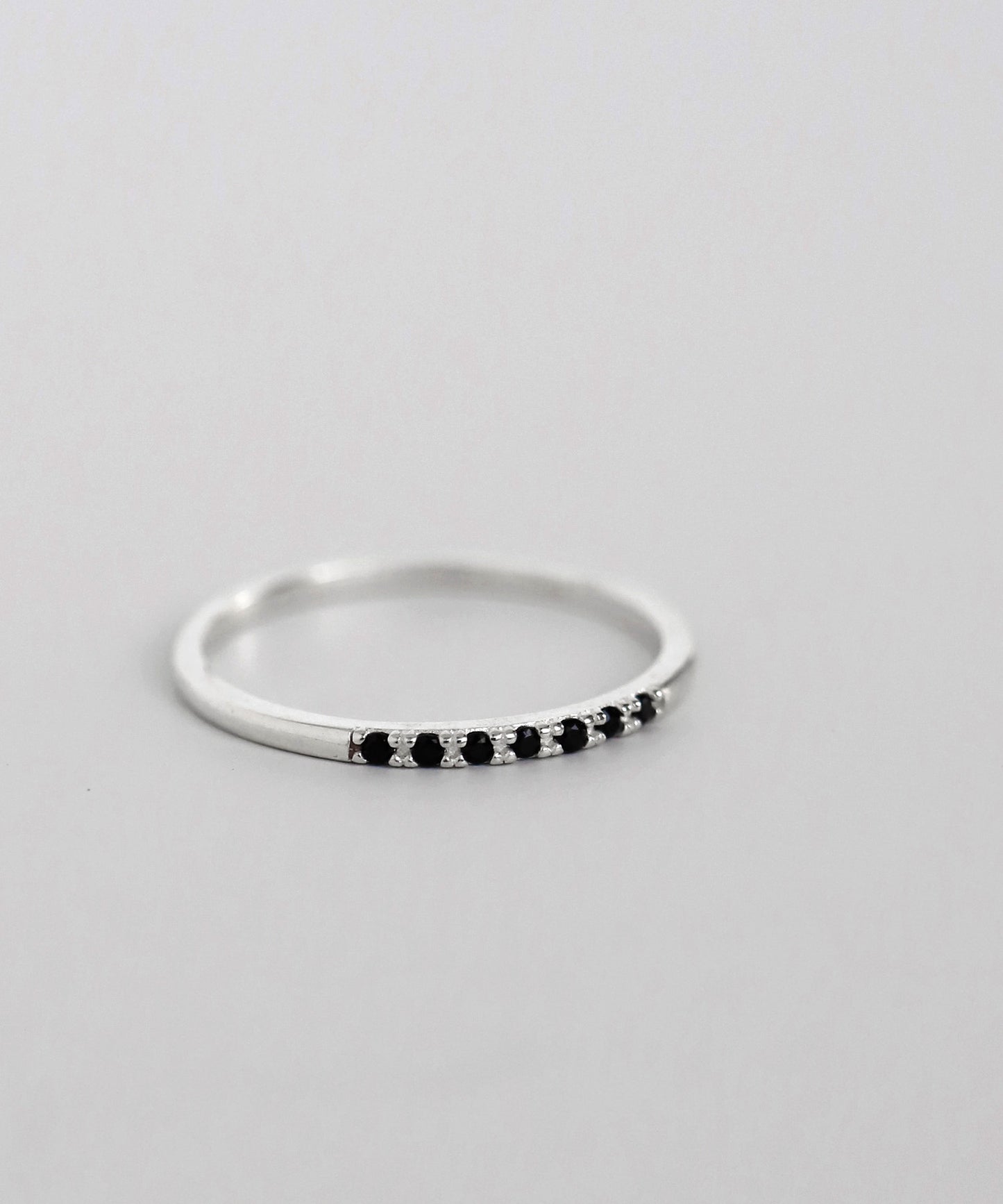 Black Bijou Ring[925 Silver]