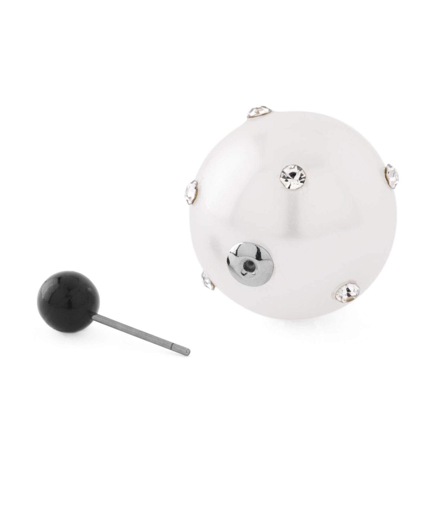 Bijou × Sphere Back Catch Earrings