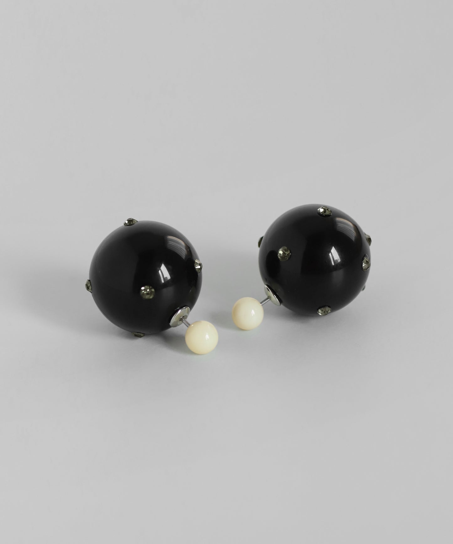 Bijou × Sphere Back Catch Earrings
