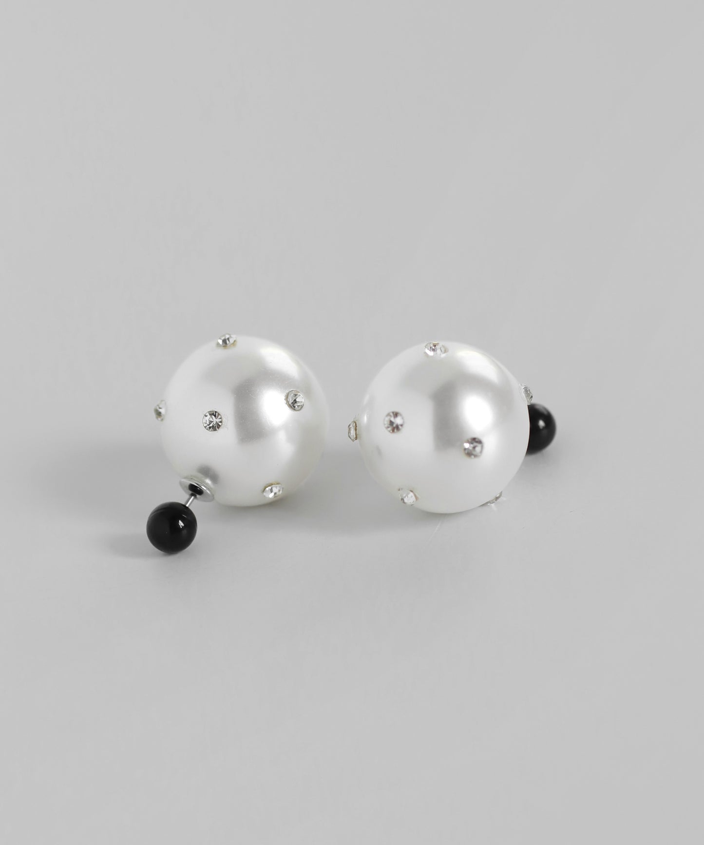 Bijou × Sphere Back Catch Earrings