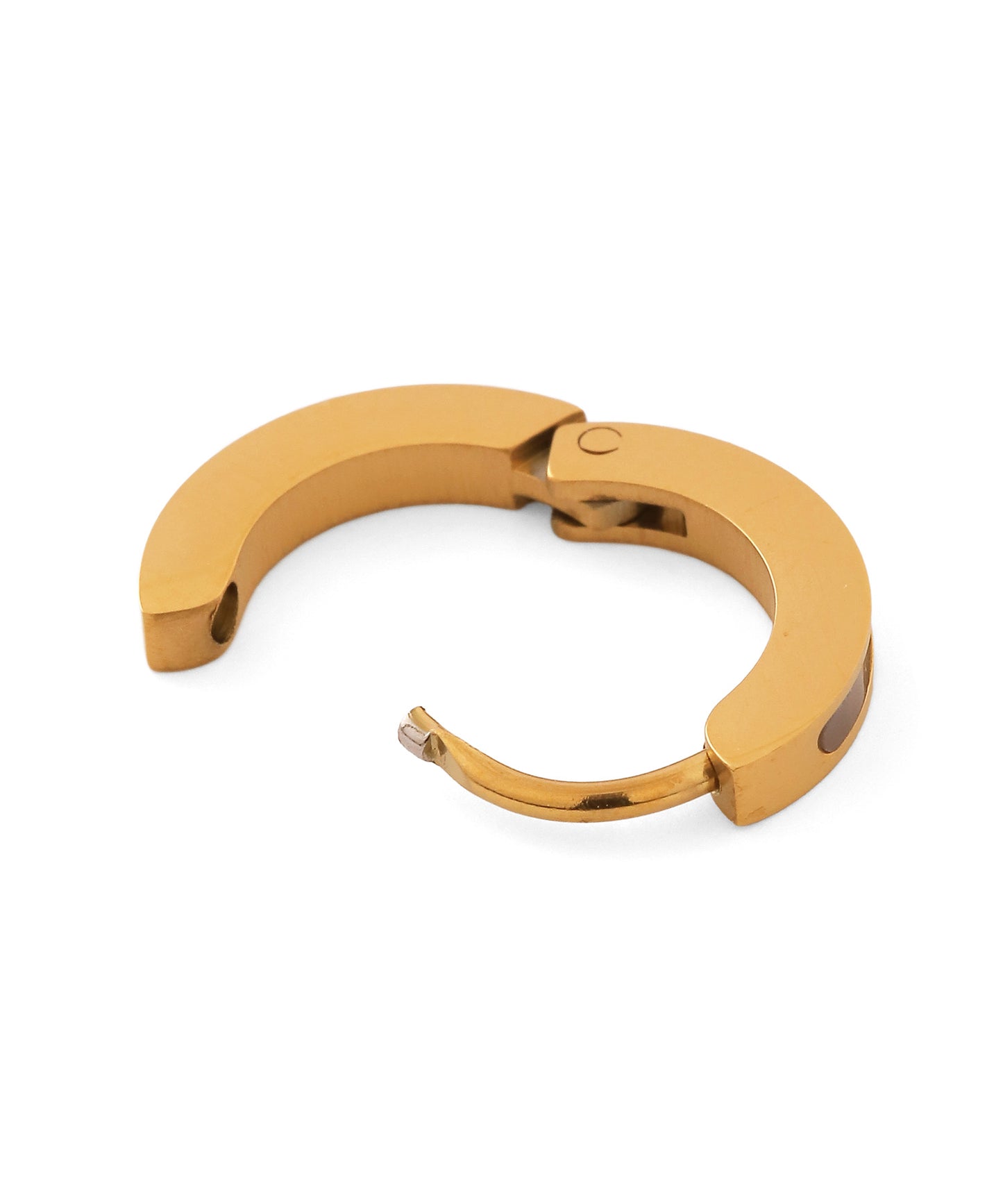 Shell Hoop Earrings [Surgical Stainless Steel]