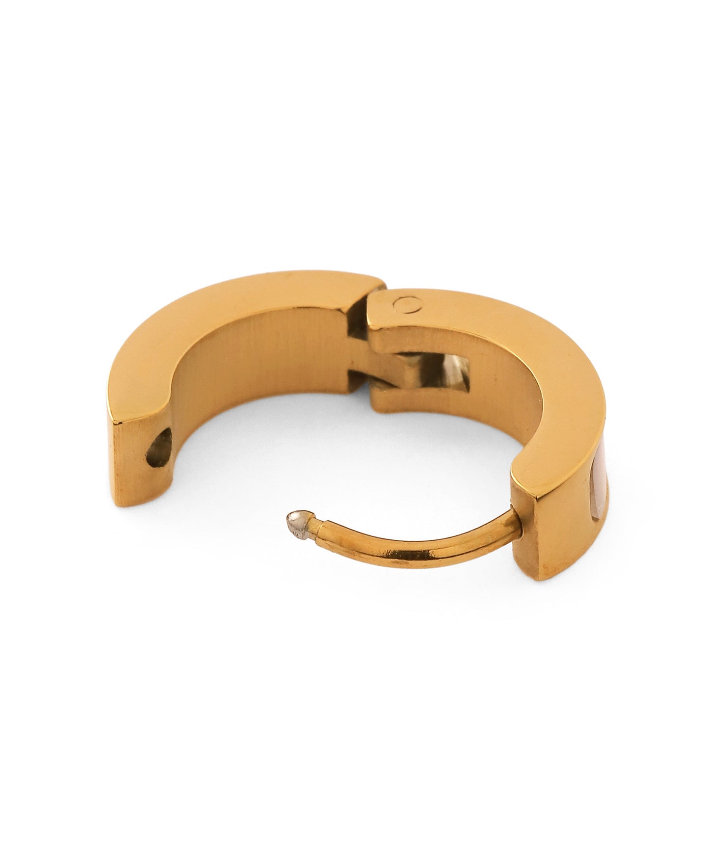 Shell Hoop Earrings [Surgical Stainless Steel]