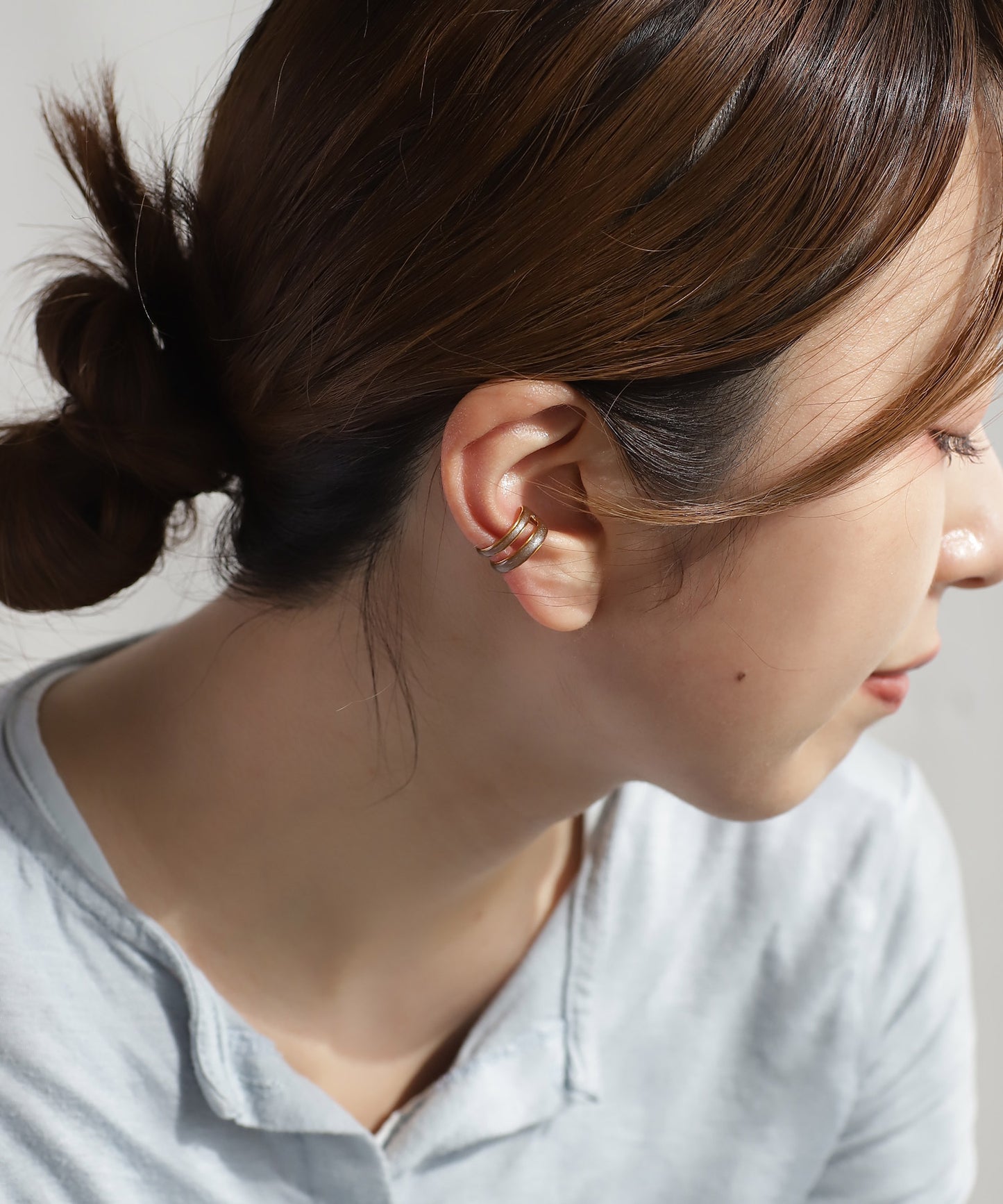 Double Line Color Ear Cuff