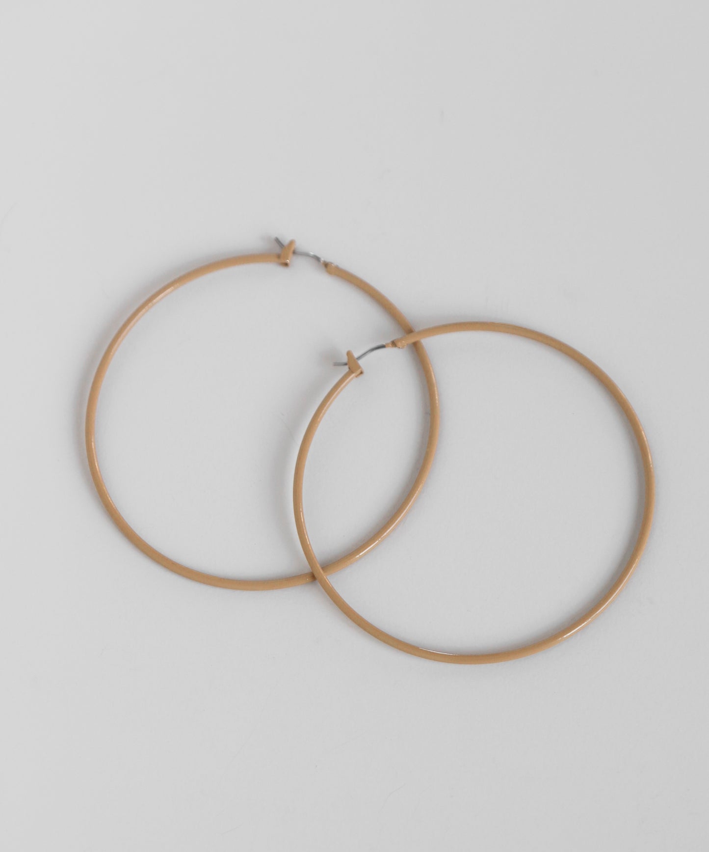 Colored Slim Hoop Earrings