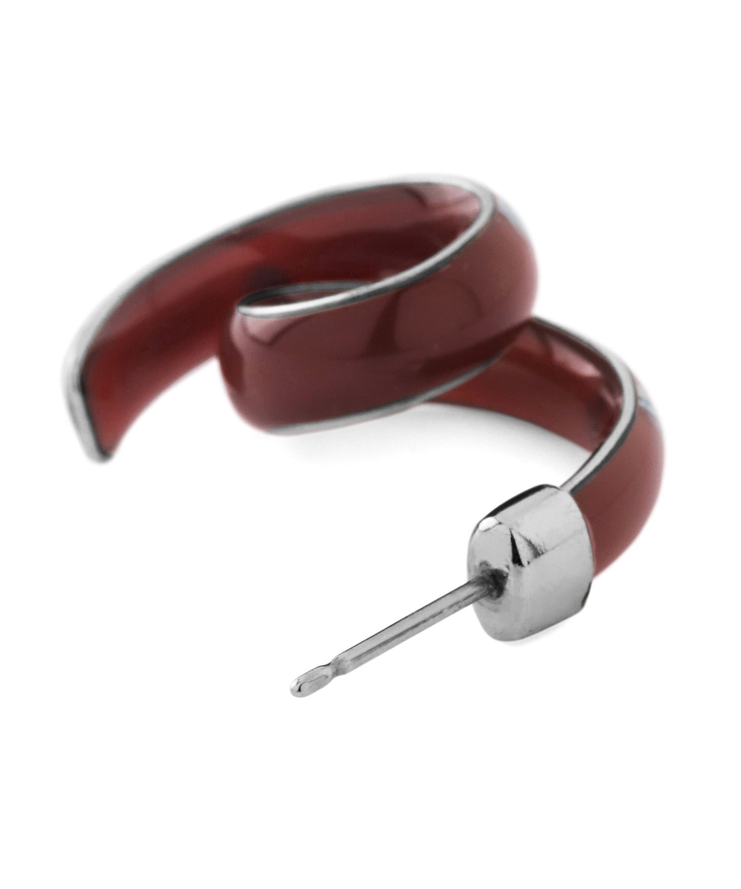 Color Bijou Loop Line Earrings