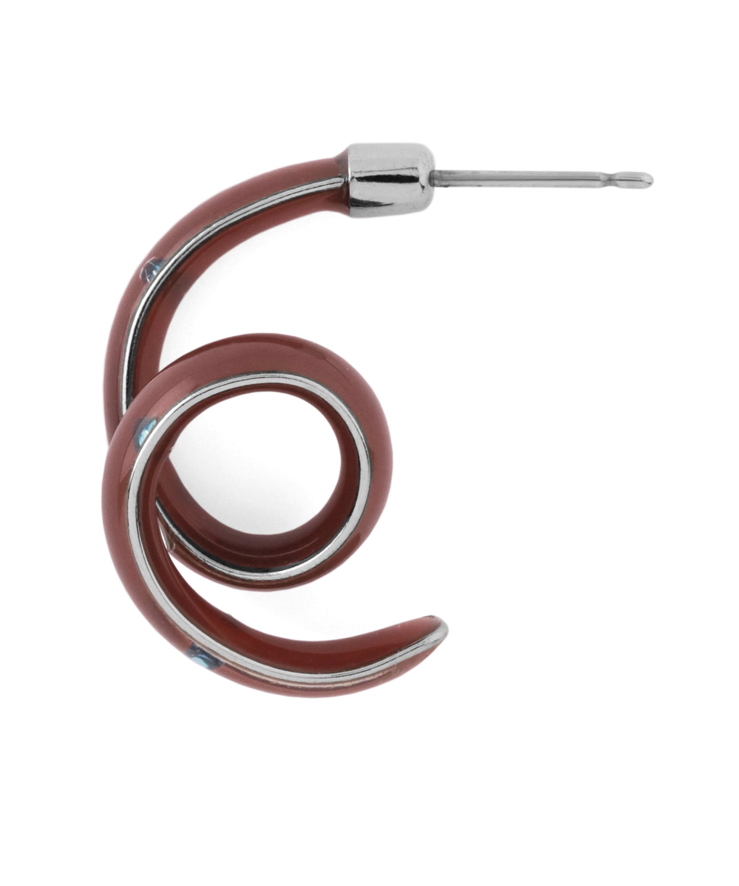 Color Bijou Loop Line Earrings