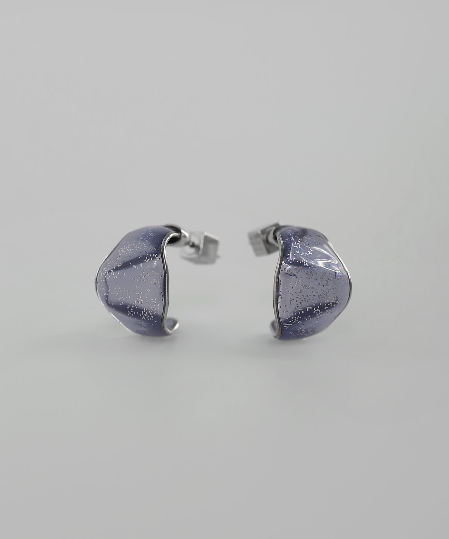 Clear Color Wide Hoop Earrings – mimi33 ONLINE STORE