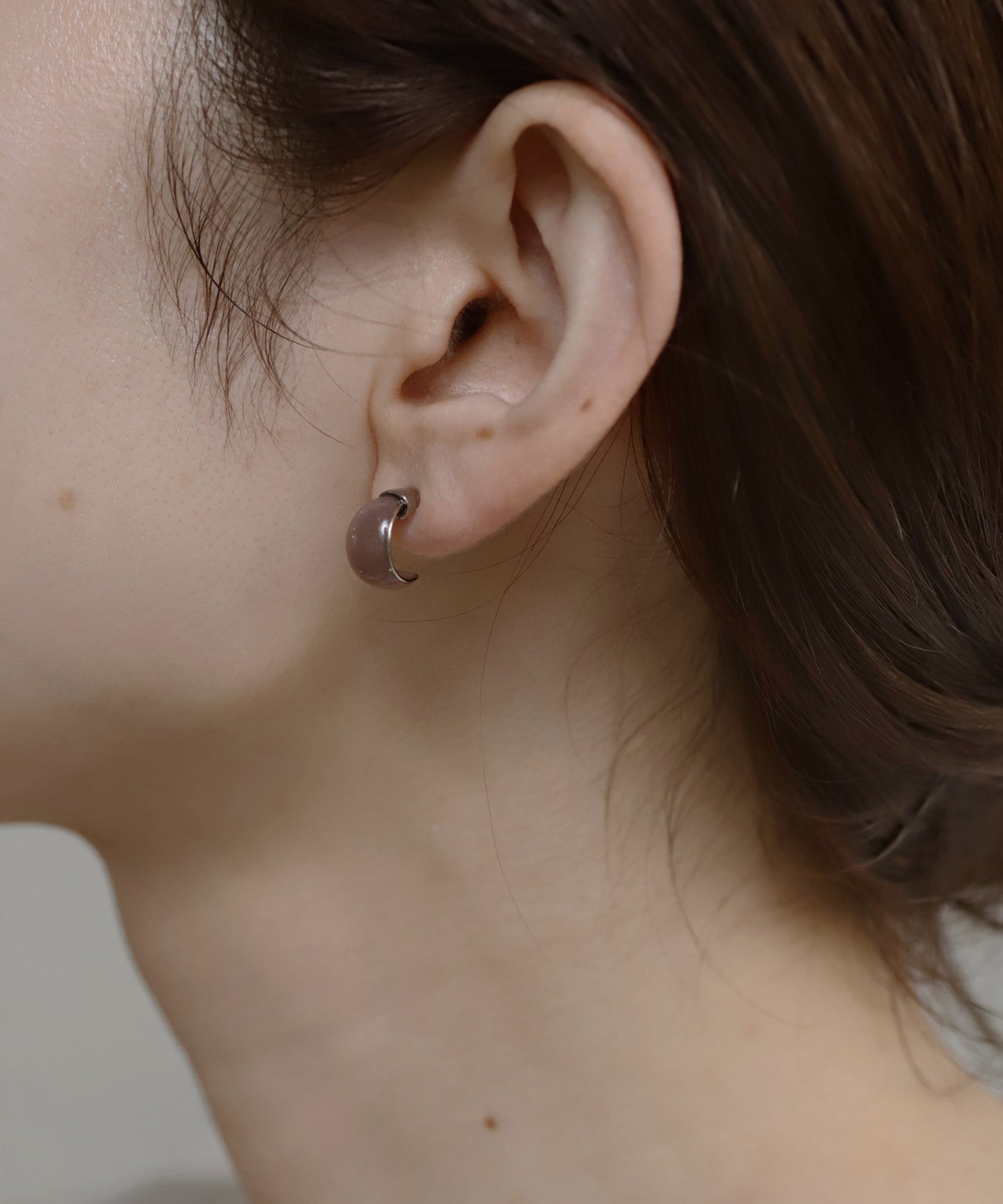 Glitter Color Hoop Earrings
