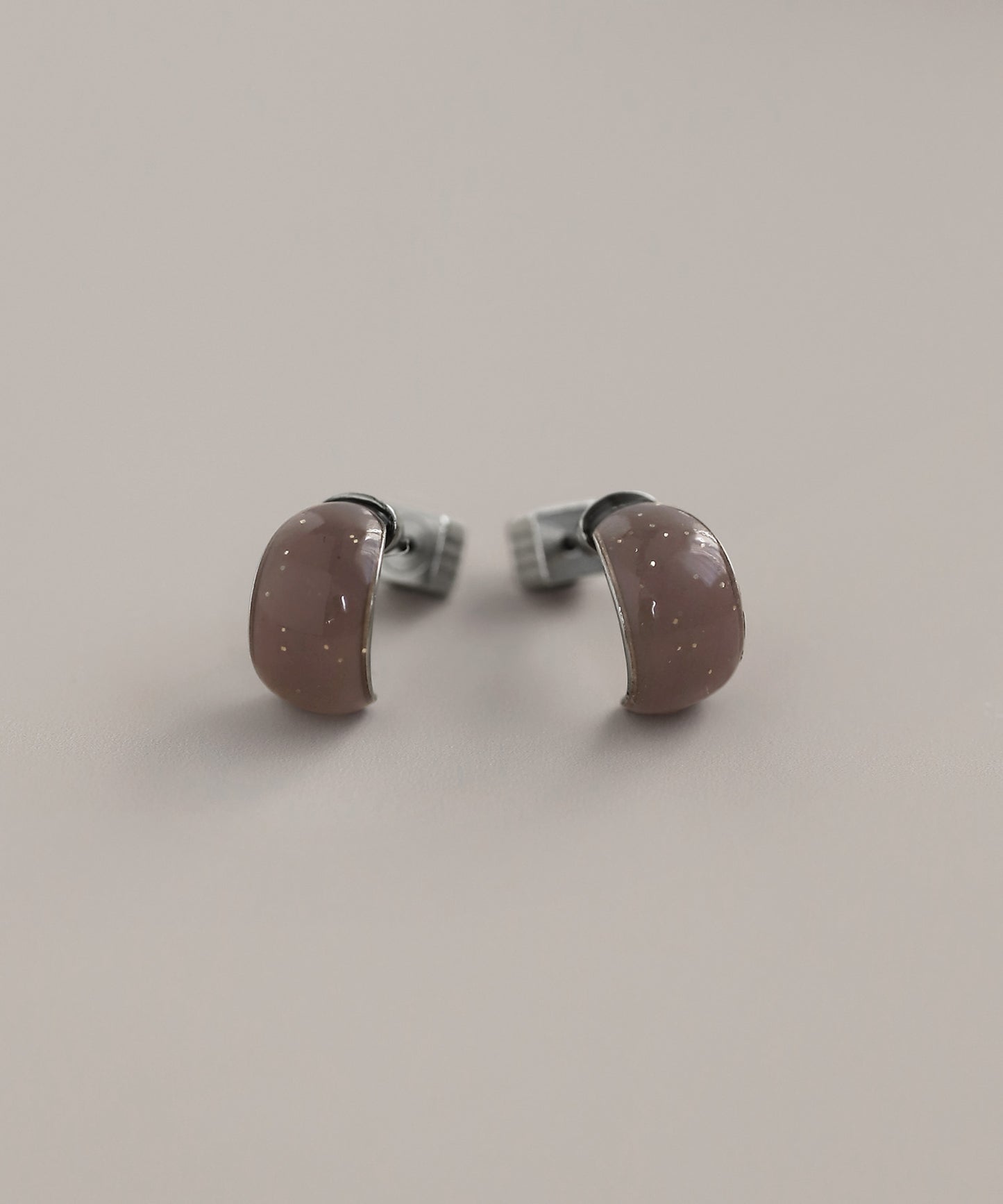 Glitter Color Hoop Earrings
