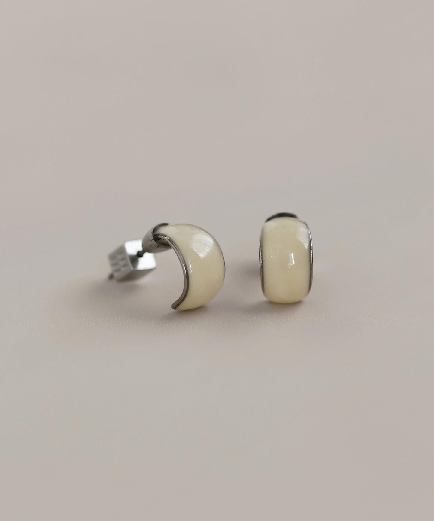Glitter Color Hoop Earrings