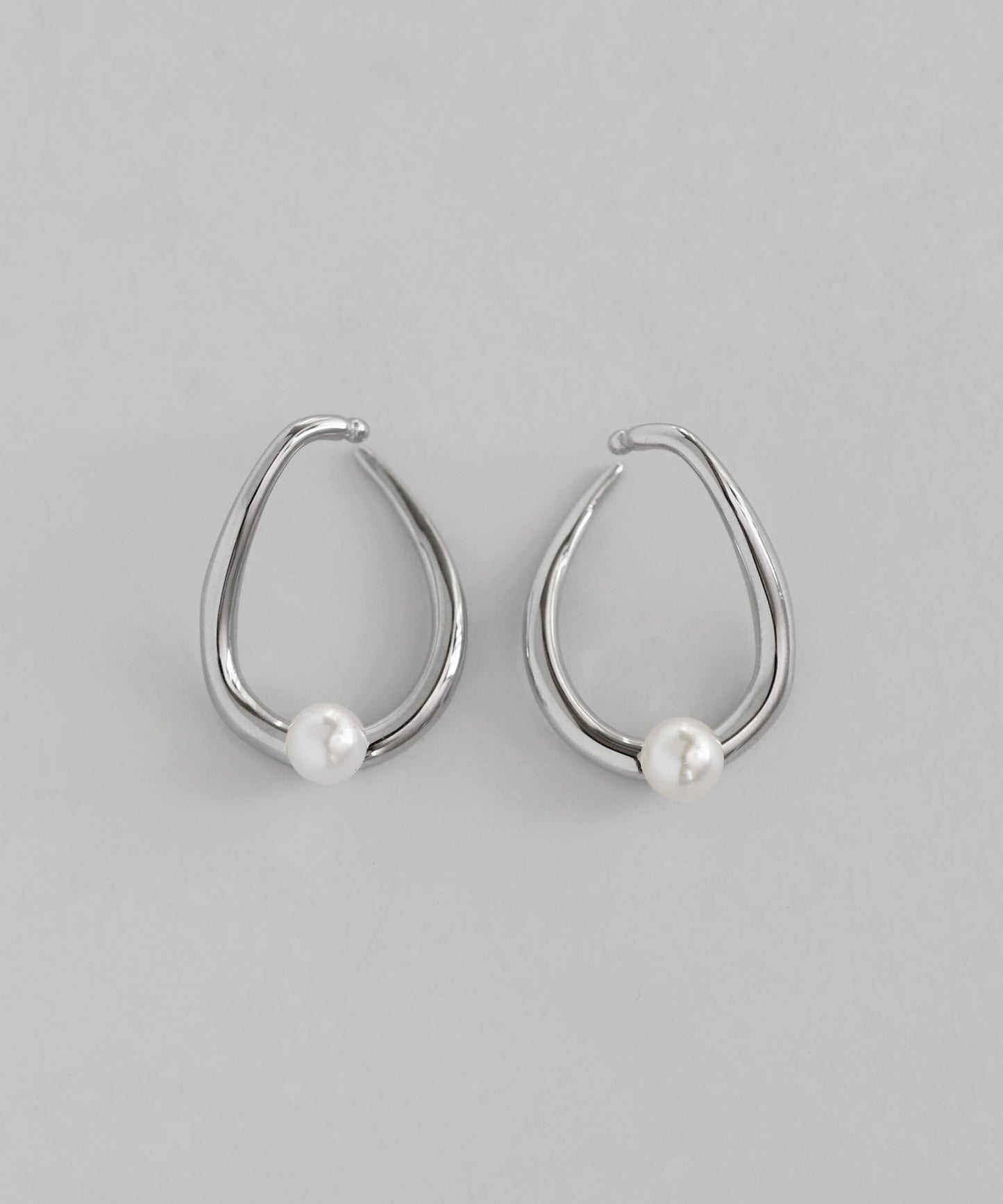 Pearl Ear Cuff[Stainless Steel]