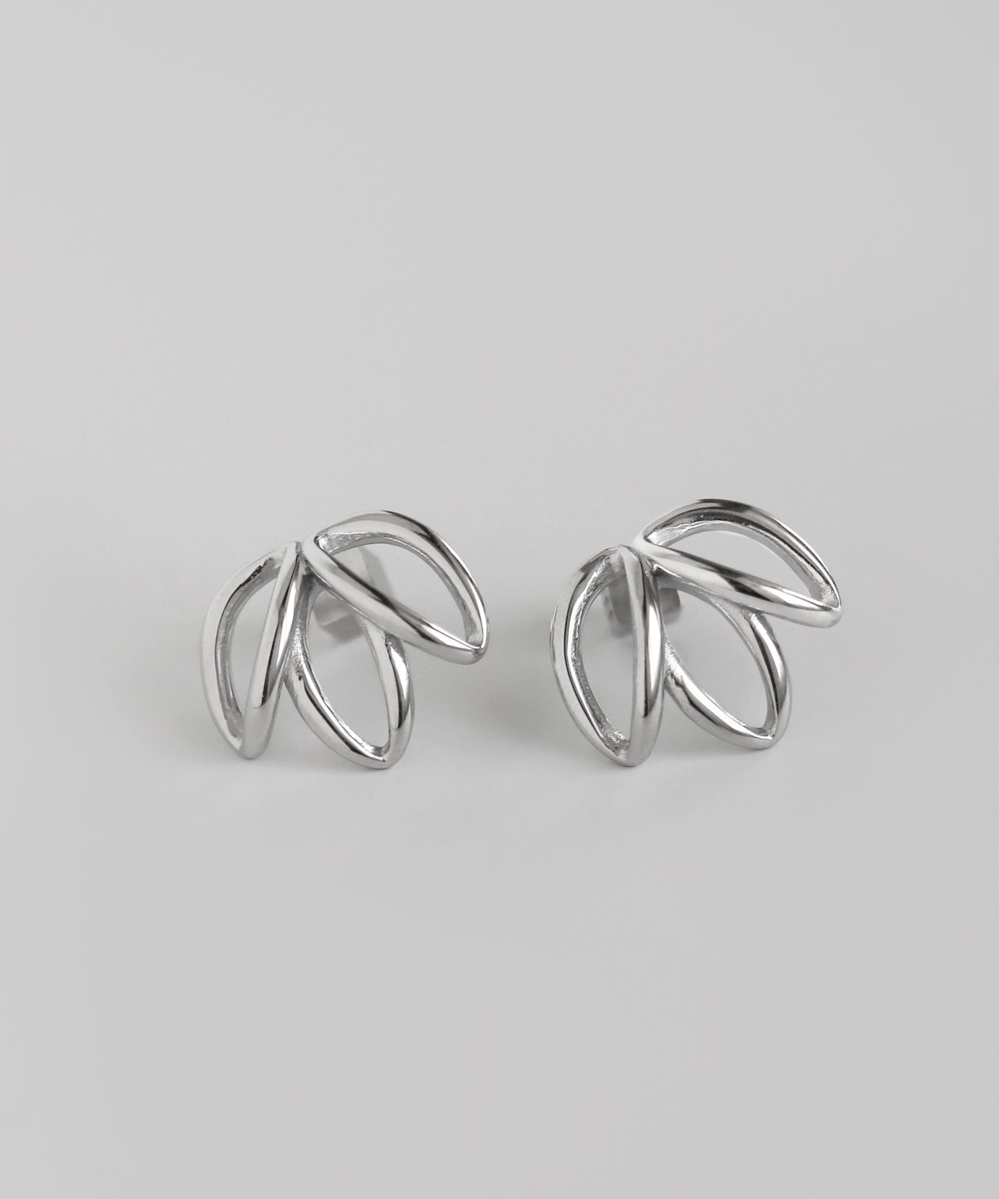 【Stainless Steel IP】Leaf Earrings