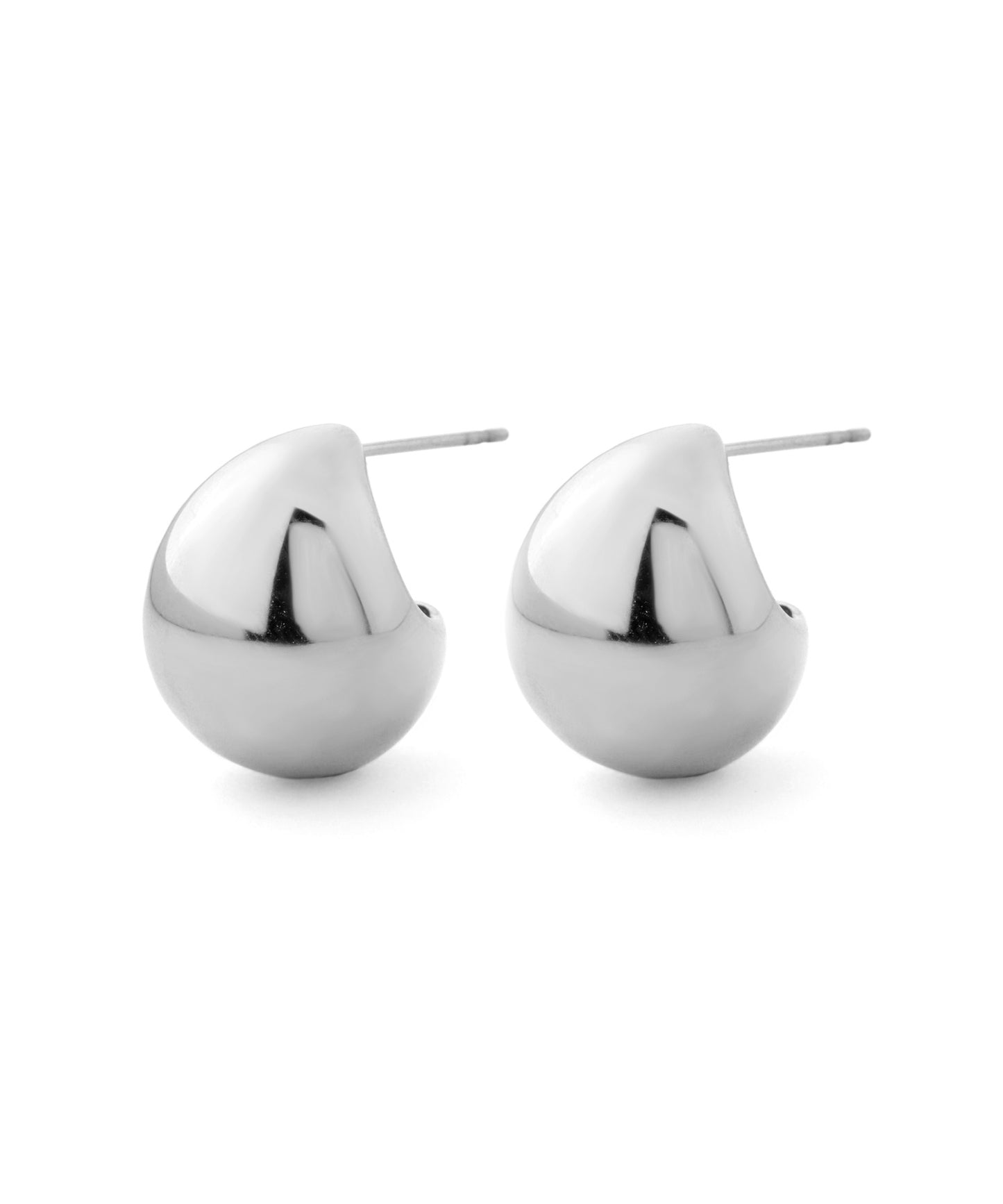 Volume Metal Earrings [Stainless Steel]