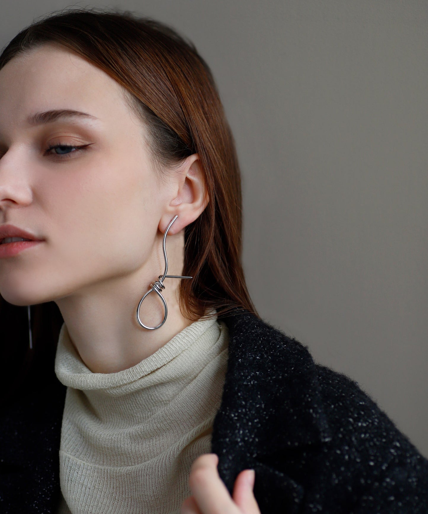 Metal Knot Earrings