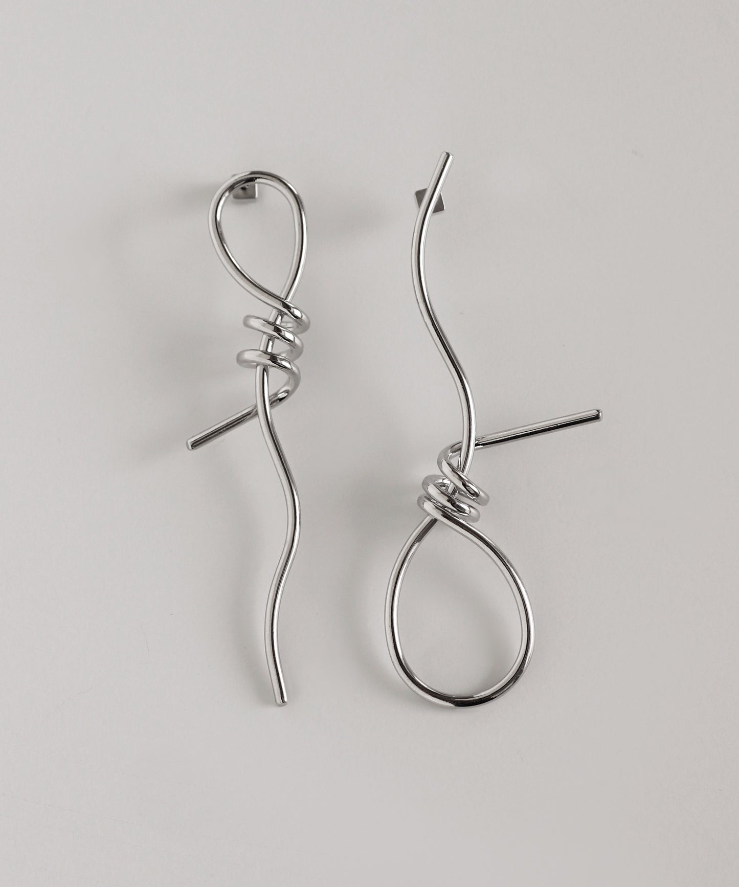 Metal Knot Earrings