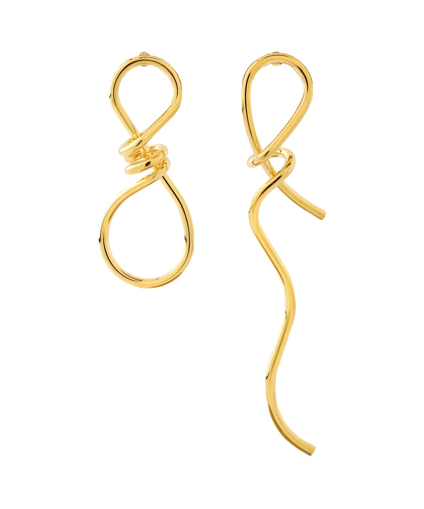 Metal Knot Earrings