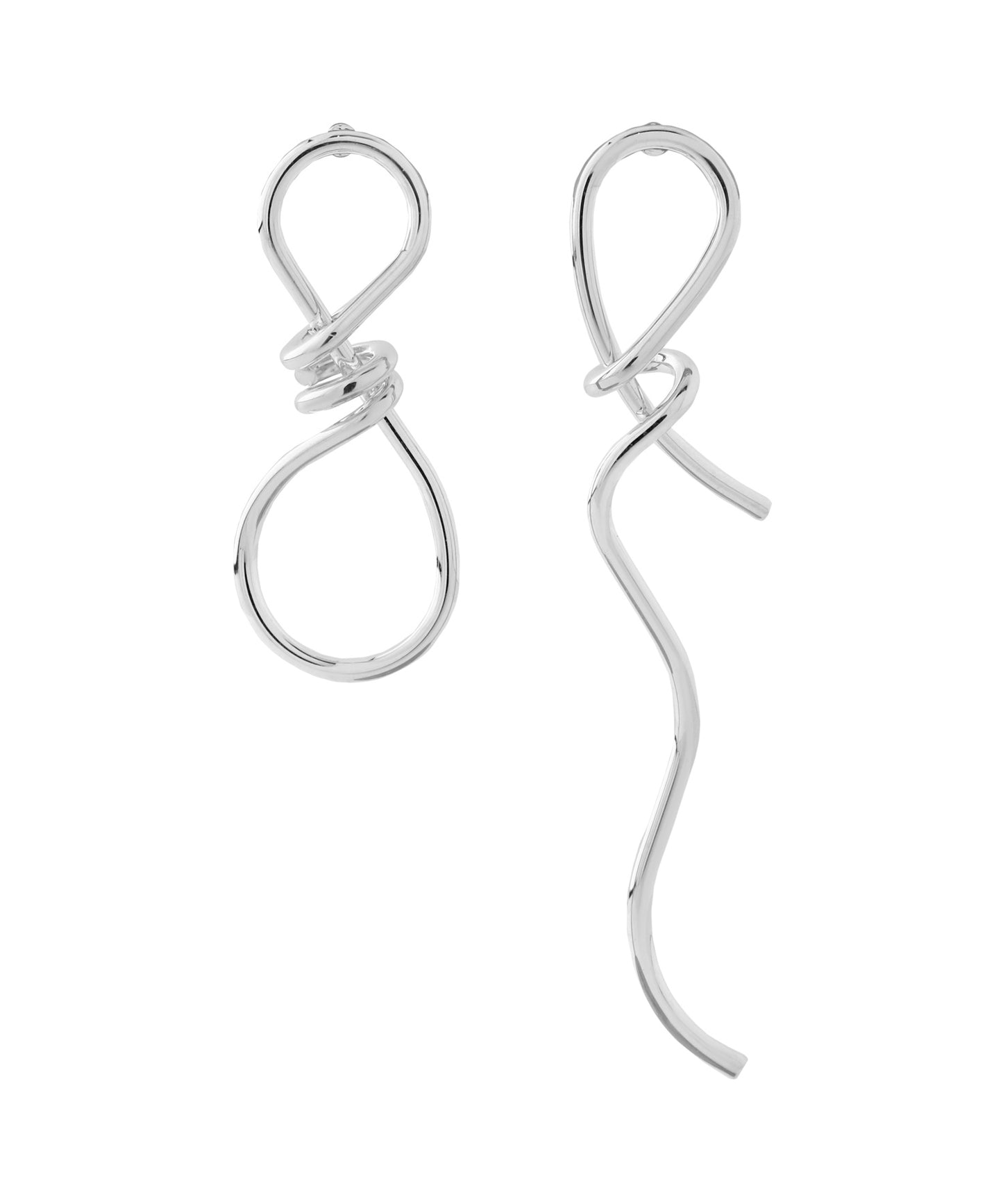 Metal Knot Earrings