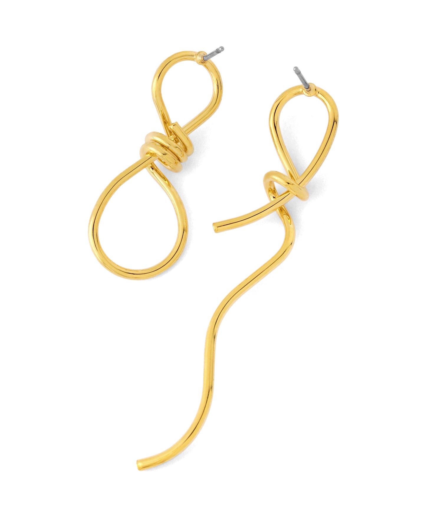 Metal Knot Earrings