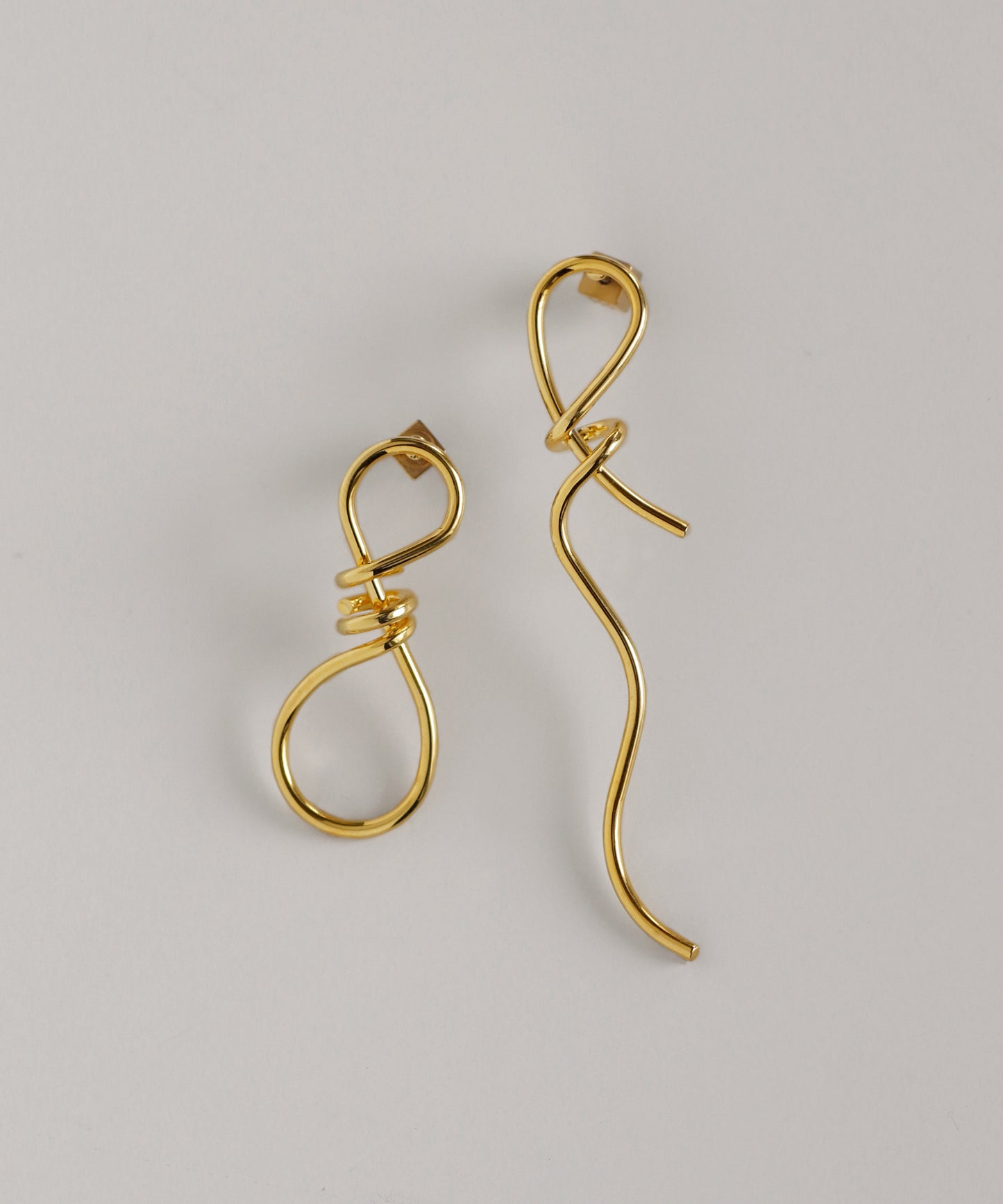 Metal Knot Earrings